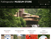Tablet Screenshot of fallingwatermuseumstore.org